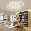 LED Circle Ceiling Lamp — 3-Colour Remote Control Modern Chandelier