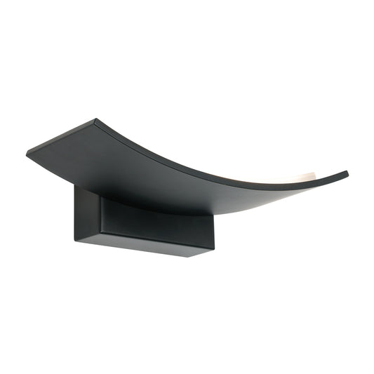 Larz 6W LED Wall Light — Black — view 2