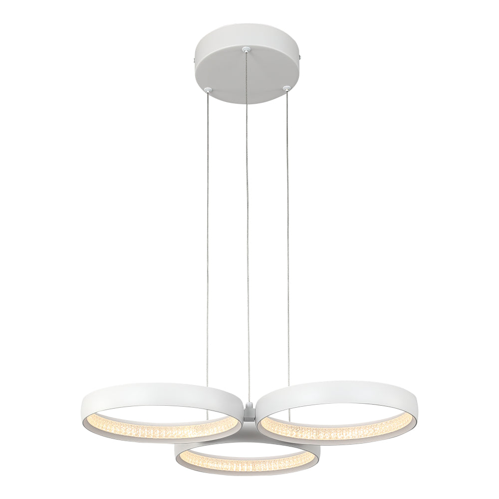 Olympus 3-Light LED Pendant — White — view 5