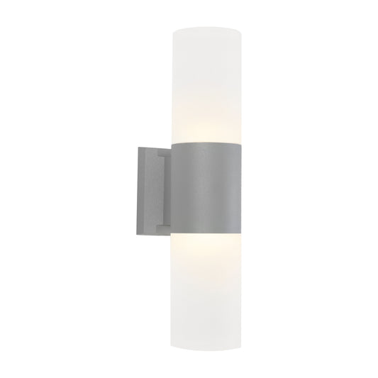 Ottawa Exterior Wall Light — Silver — view 2