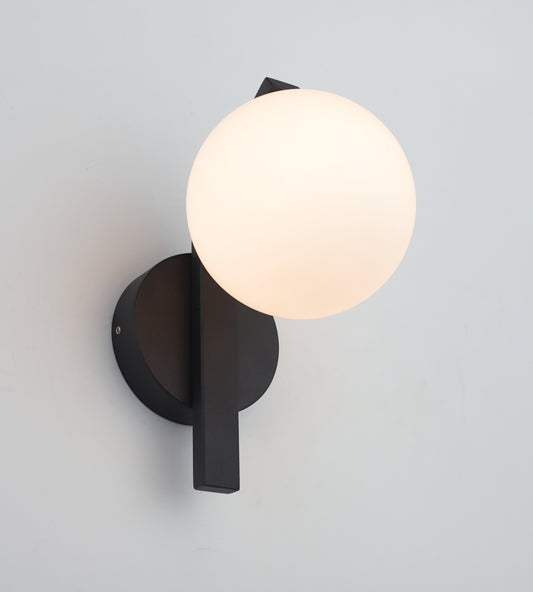 Rayna 1-Light Wall Light — Black — view 2