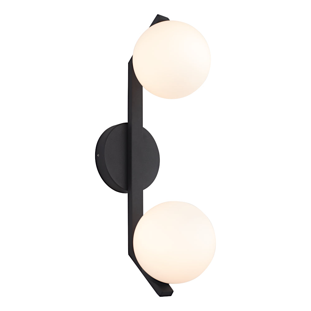 Rayna 2-Light Wall Light — Black — view 8
