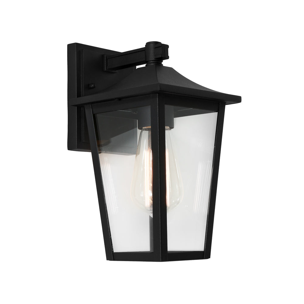 York 1-Light Exterior — Black — view 2