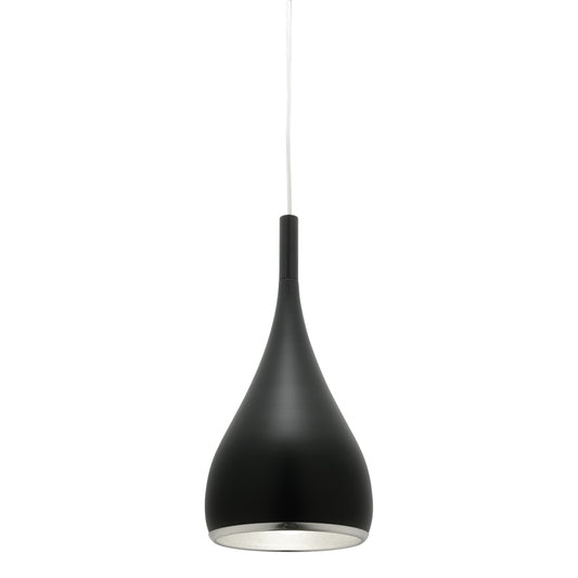 Aero 1-Light Pendant — Matt Black — view 2