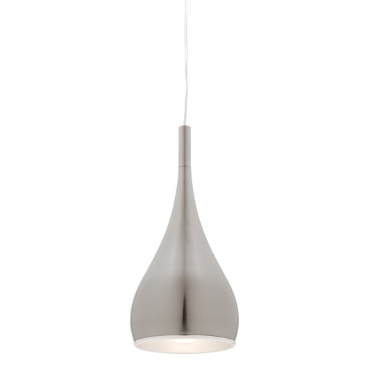 Aero 1-Light Pendant — Satin Chrome