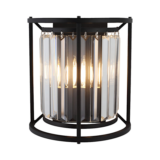 Amelia 2-Light Wall Light — Black