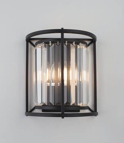 Amelia 2-Light Wall Light — Black — view 4