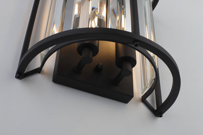 Amelia 2-Light Wall Light — Black — view 7