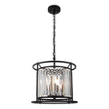Amelia 3-Light Pendant — Black