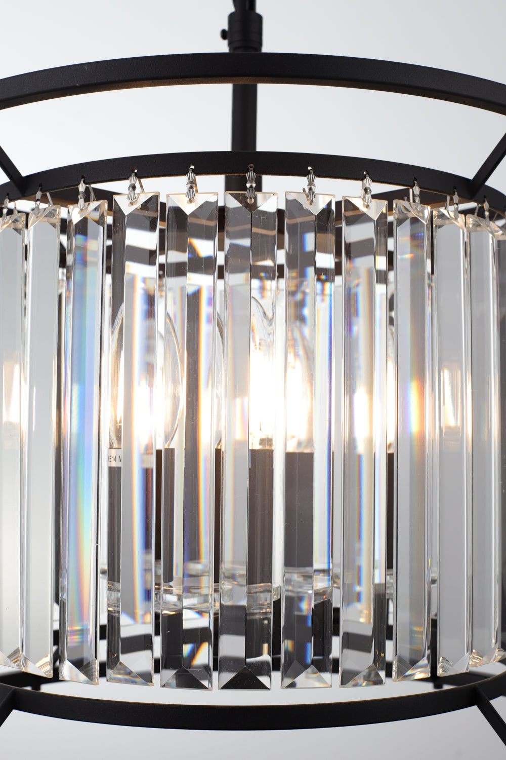 Amelia 3-Light Pendant — Black — view 2