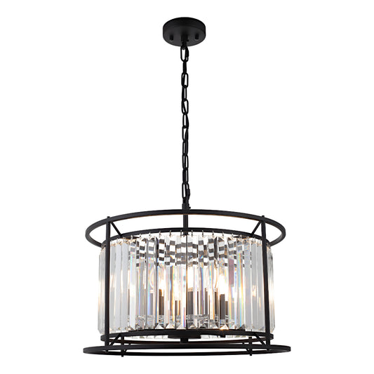 Amelia 6-Light Pendant — Black
