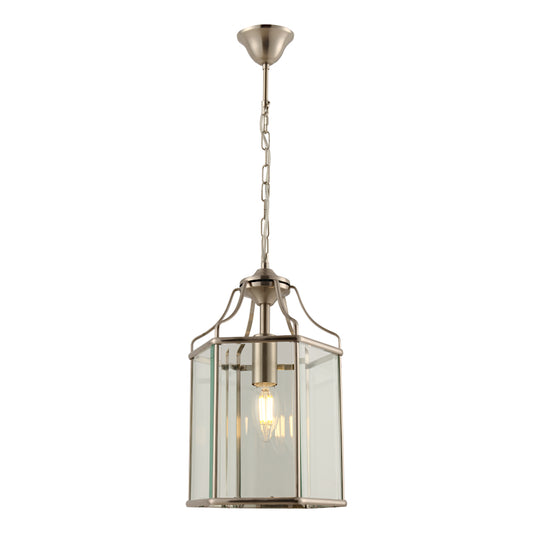 Arcadia 1-Light Pendant — Satin Chrome