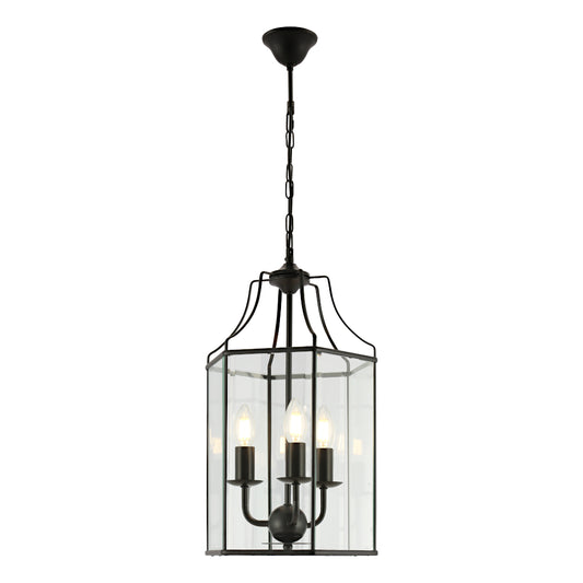 Arcadia 3-Light Pendant — Black