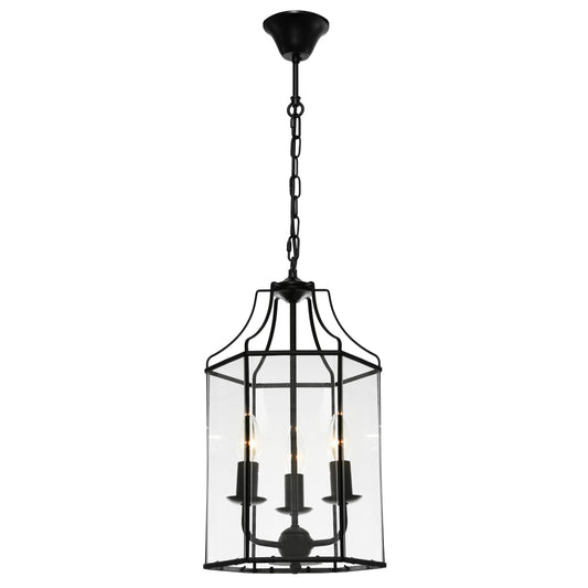 Arcadia 3-Light Pendant — Black — view 2