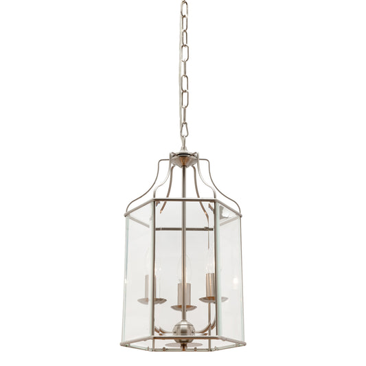 Arcadia 3-Light Pendant — Satin Chrome — view 2