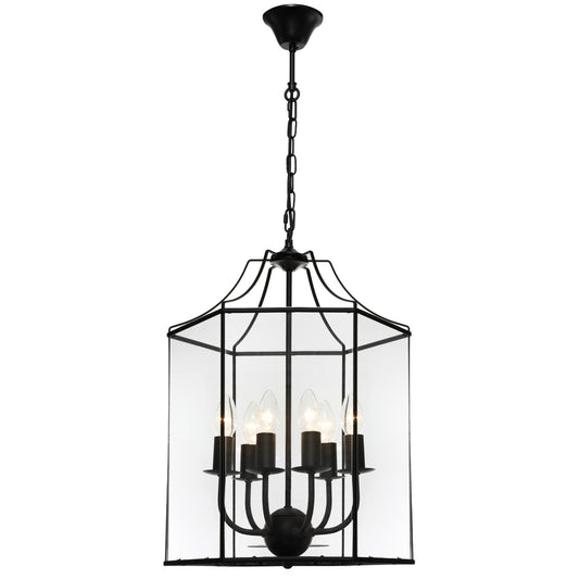 Arcadia 6-Light Pendant — Black — view 2