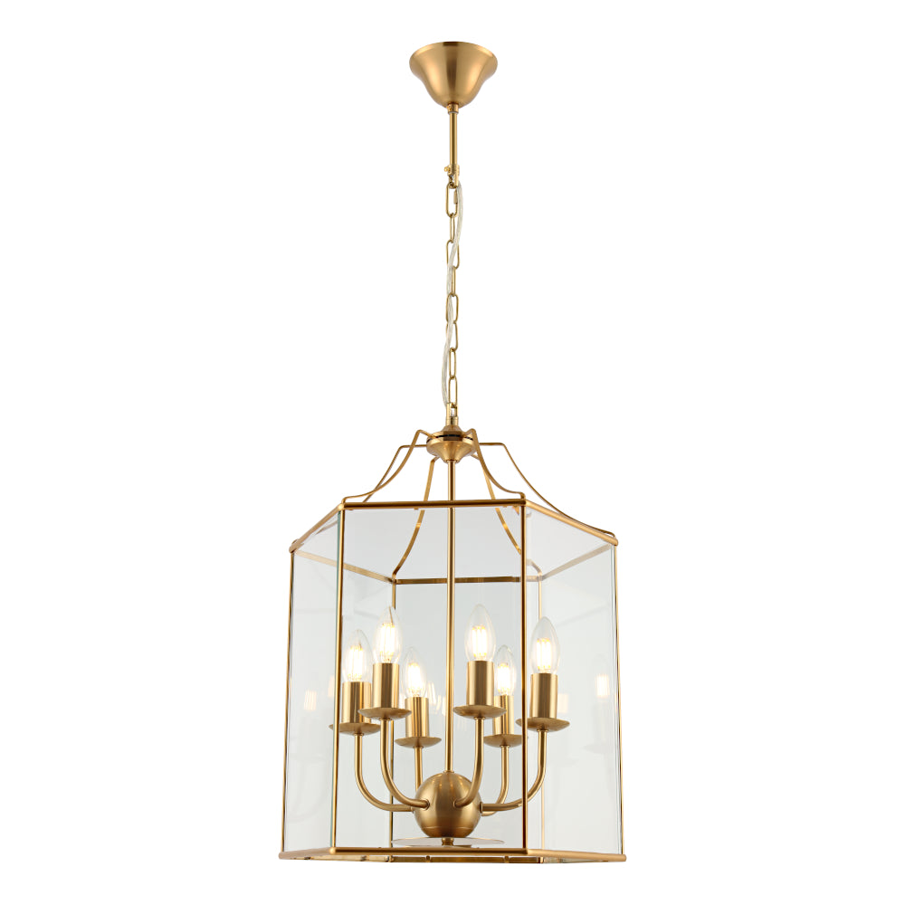 Arcadia 6-Light Pendant — Gold