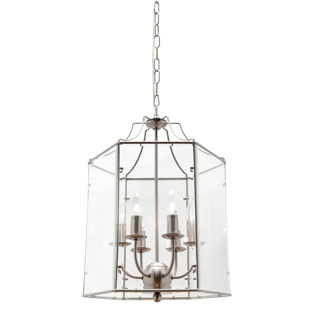 Arcadia 6-Light Pendant — Satin Chrome — view 2