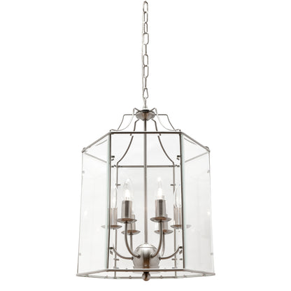 Arcadia 6-Light Pendant — Satin Chrome — view 2