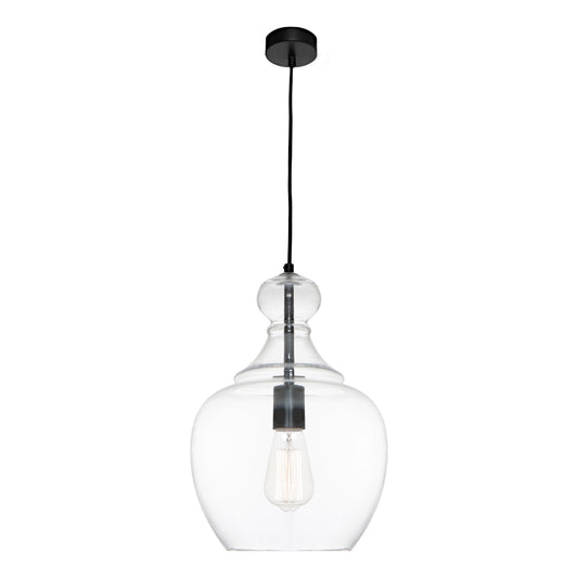 Bellac 1-Light Pendant — Black