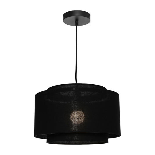 Bern 1-Light Pendant — Medium Black — view 2