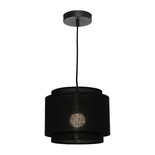 Bern 1-Light Pendant — Small Black — view 2