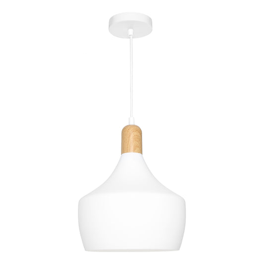 Bevo 1-Light Pendant — White