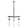Bourne 3-Light Pendant — Black