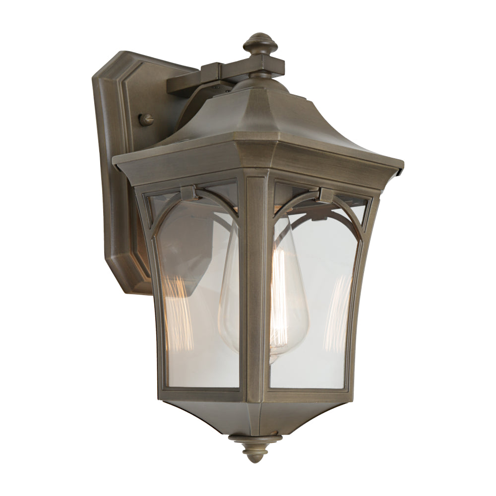 Burston 1-Light Small Exterior — Old Bronze — view 2