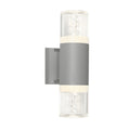 Calgary Exterior Wall Light — Silver