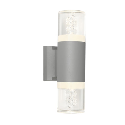 Calgary Exterior Wall Light — Silver