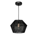 Cassie 1-Light Small Pendant — Black