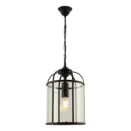 Clovelly 1-Light Pendant — Black