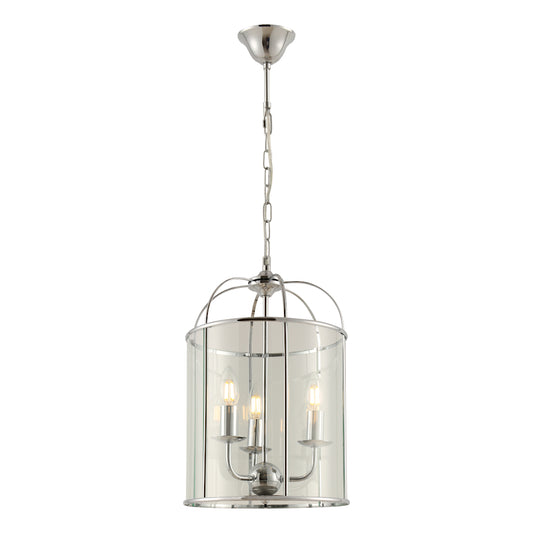 Clovelly 3-Light Pendant — Chrome