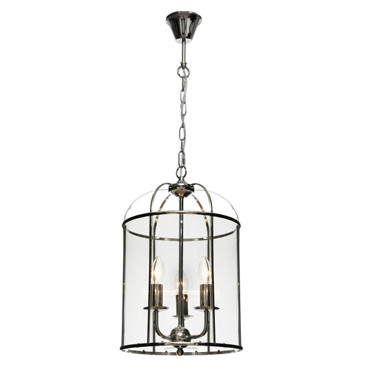 Clovelly 3-Light Pendant — Chrome — view 2
