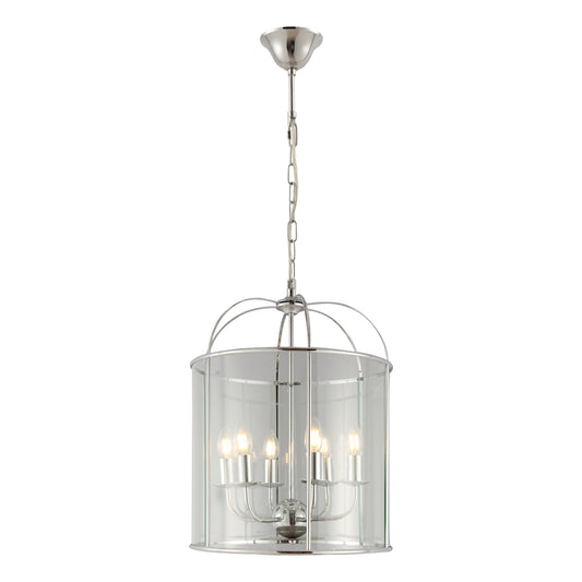 Clovelly 6-Light Pendant — Chrome