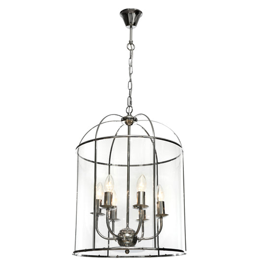 Clovelly 6-Light Pendant — Chrome — view 2