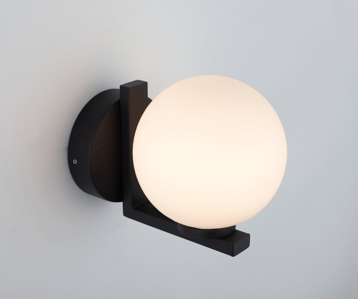 Elin 1-Light Wall Light — Black