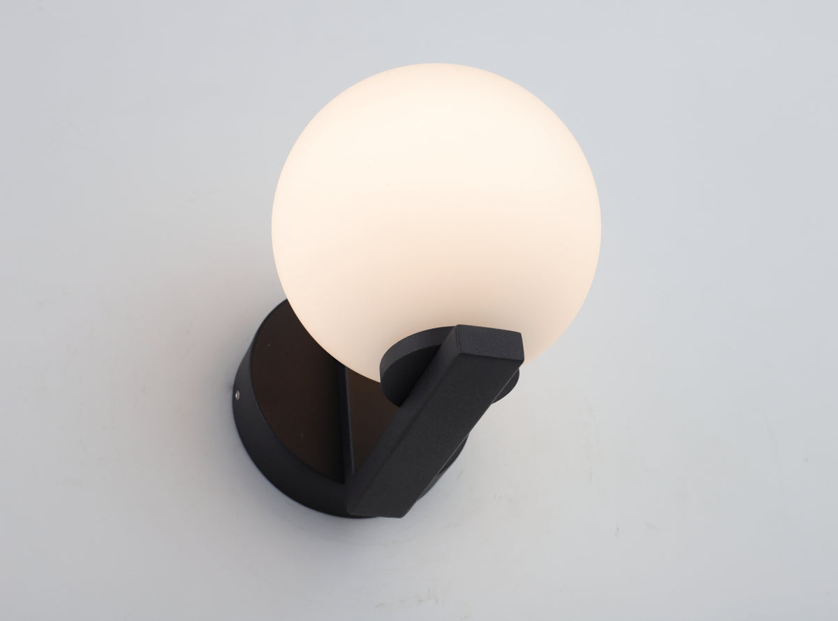 Elin 1-Light Wall Light — Black — view 2