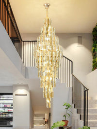 Gold Staircase Crystal Chandelier CL0901-1