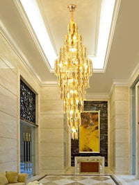 Gold Staircase Crystal Chandelier CL0901-1