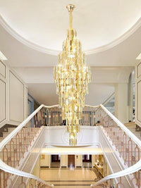 Gold Staircase Crystal Chandelier CL0901-1