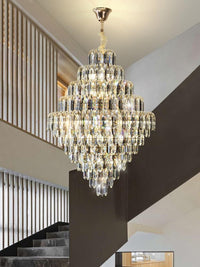 Gold Staircase Crystal Chandelier CL0903