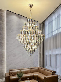 Gold Staircase Crystal Chandelier CL0903
