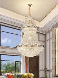 Gold Staircase Crystal Chandelier CL2310