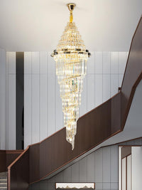 Gold Staircase Crystal Chandelier CL2311