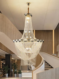 Gold Staircase Crystal Chandelier CL2314