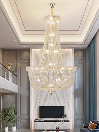 Gold Staircase Crystal Chandelier CL2320