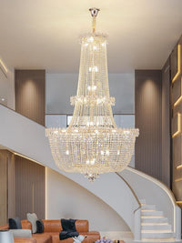 Gold Staircase Crystal Chandelier CL2320