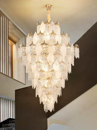 Gold Staircase Crystal Chandelier CL2321